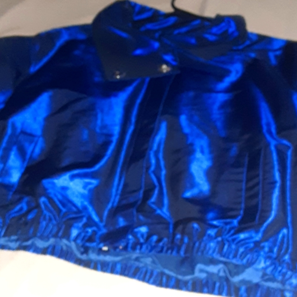 Jon blue jacket size 14 blue